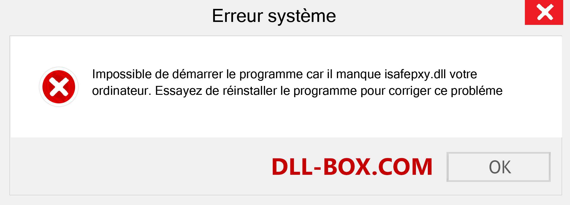 Le fichier isafepxy.dll est manquant ?. Télécharger pour Windows 7, 8, 10 - Correction de l'erreur manquante isafepxy dll sur Windows, photos, images